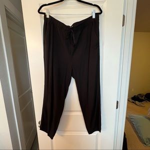 Madewell black drapey pant with drawstring
